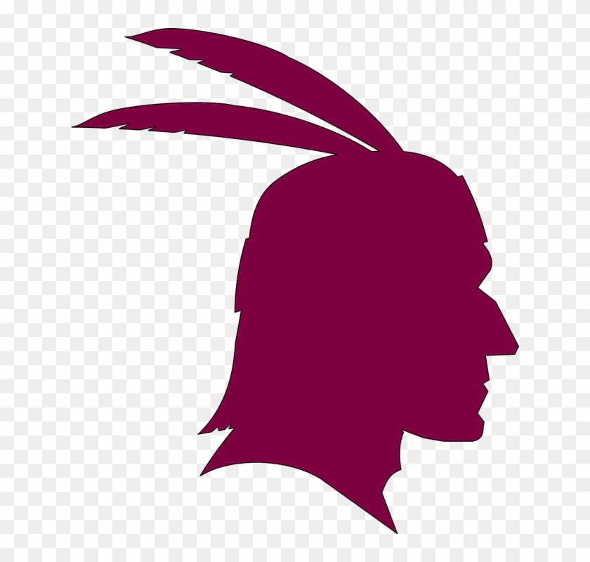 Head Thanksgiving Profile November Indian American - Native American Silhouette #69506