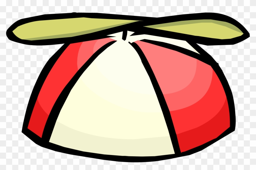 Helicopter Clipart Hat - Club Penguin Propeller Hat #69536