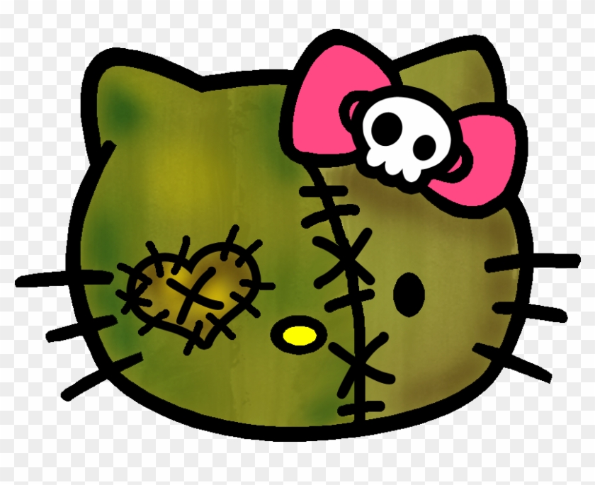 Zombie Clipart Hello Kitty - Zombie Hello Kitty #69601