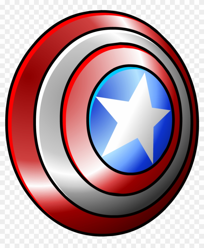 America Clipart Captain America Shield - Captain America's Shield Png #69643