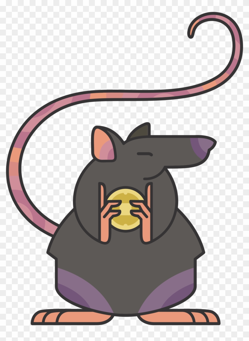 Cartoon Rat - Year Of The Rat Chinese Zodiac Illustration Pendant #69716