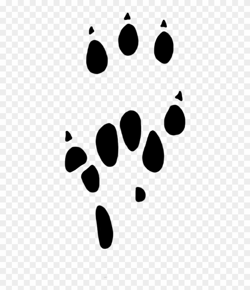 Paw Prints Clipart Rat Paw 25 Mm - Rat Paw Print Png #69726