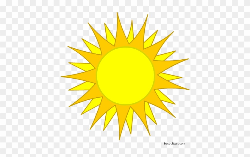Hot Sun Free Clip Art Image - Thank You Sun Animation #69971