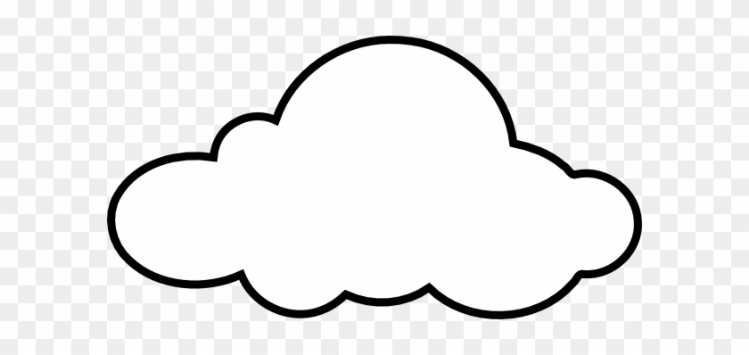 White Cloud Clip Art At Clker - White Clouds Vector Png #70022