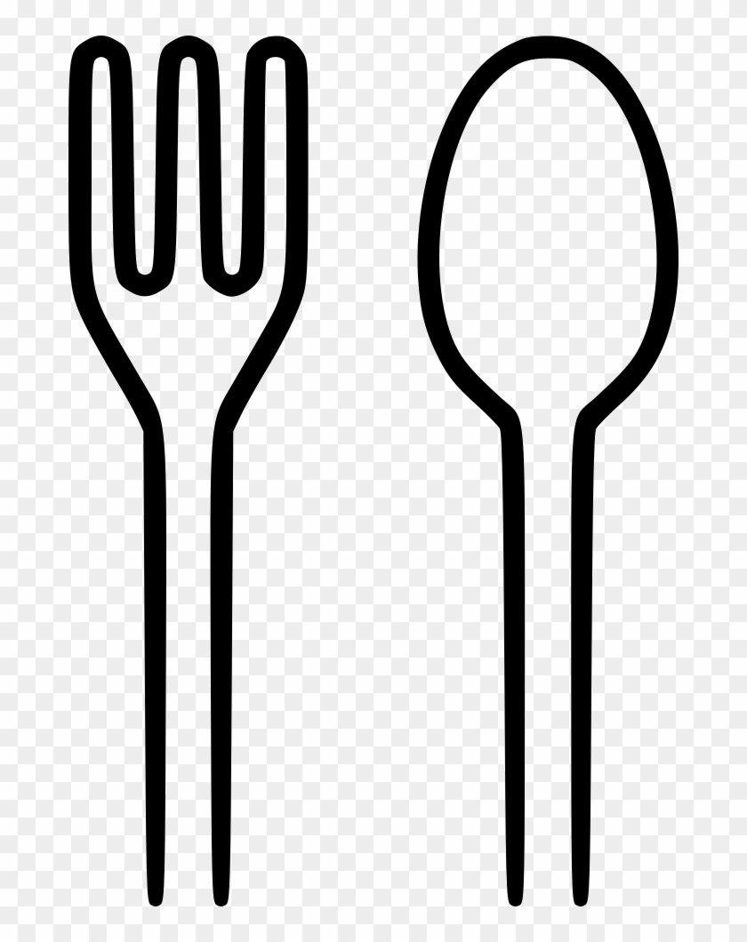 Spoon And Fork Clipart - Spoon And Fork Png #70135