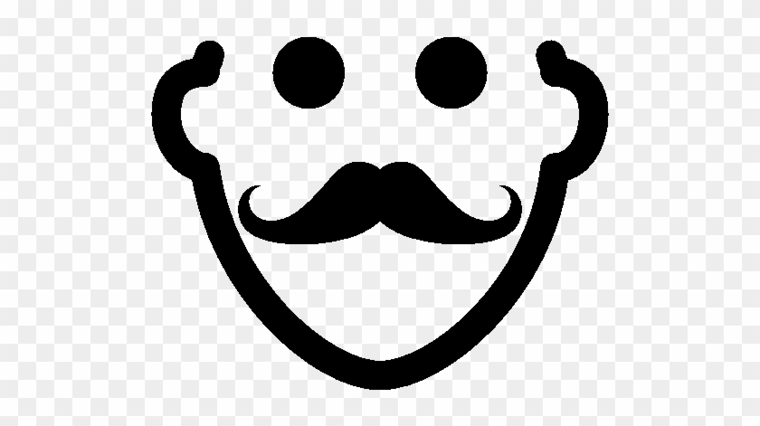 Pixel - Moustache Black And White #70149