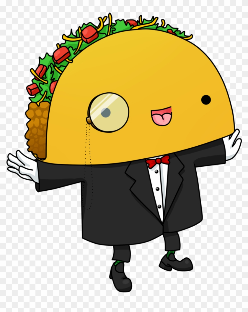 Cartoon Taco Taco Clipart Cute Pencil And Inlor Taco - Majestic Taco #70153