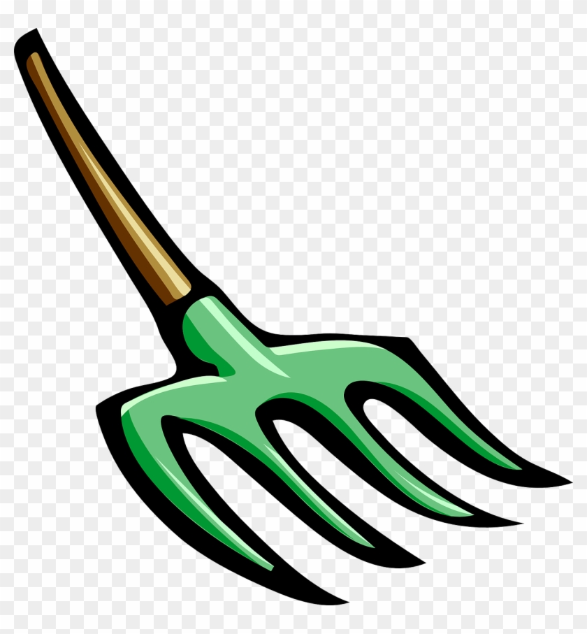 Tool, Garden, Planting, Gardening, Fork - Pitch Fork Clipart #70239
