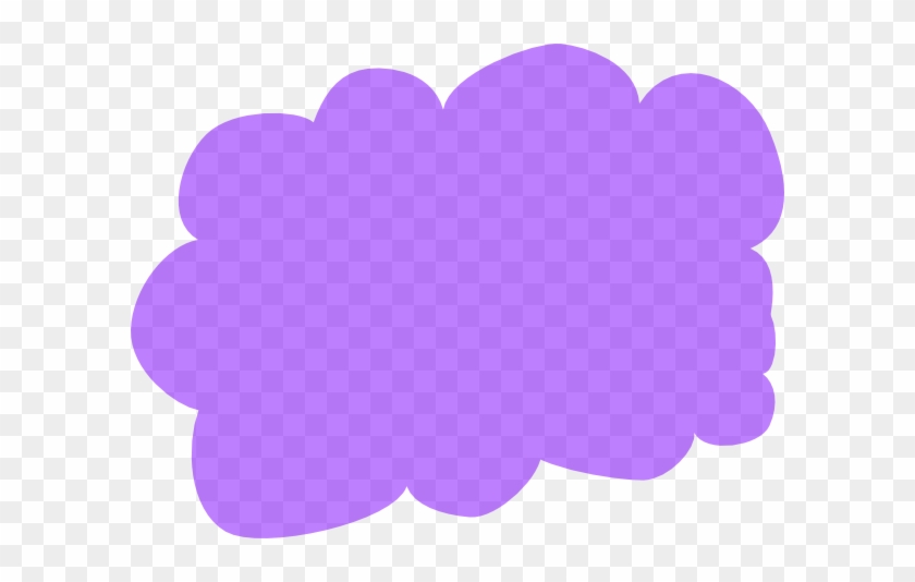 Clouds Clipart Purple - Purple Cloud Clipart #70259
