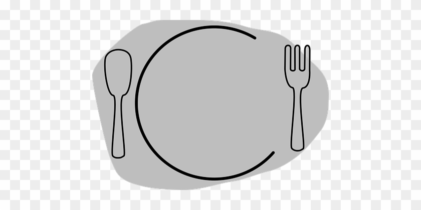 Plate, Fork, Dishes, Eating, Restaurant - Prato Garfo E Faca Png #70329