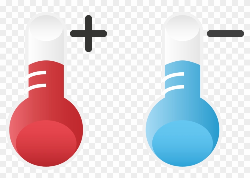 Air Temperature - Hot And Cold Symbols #70358