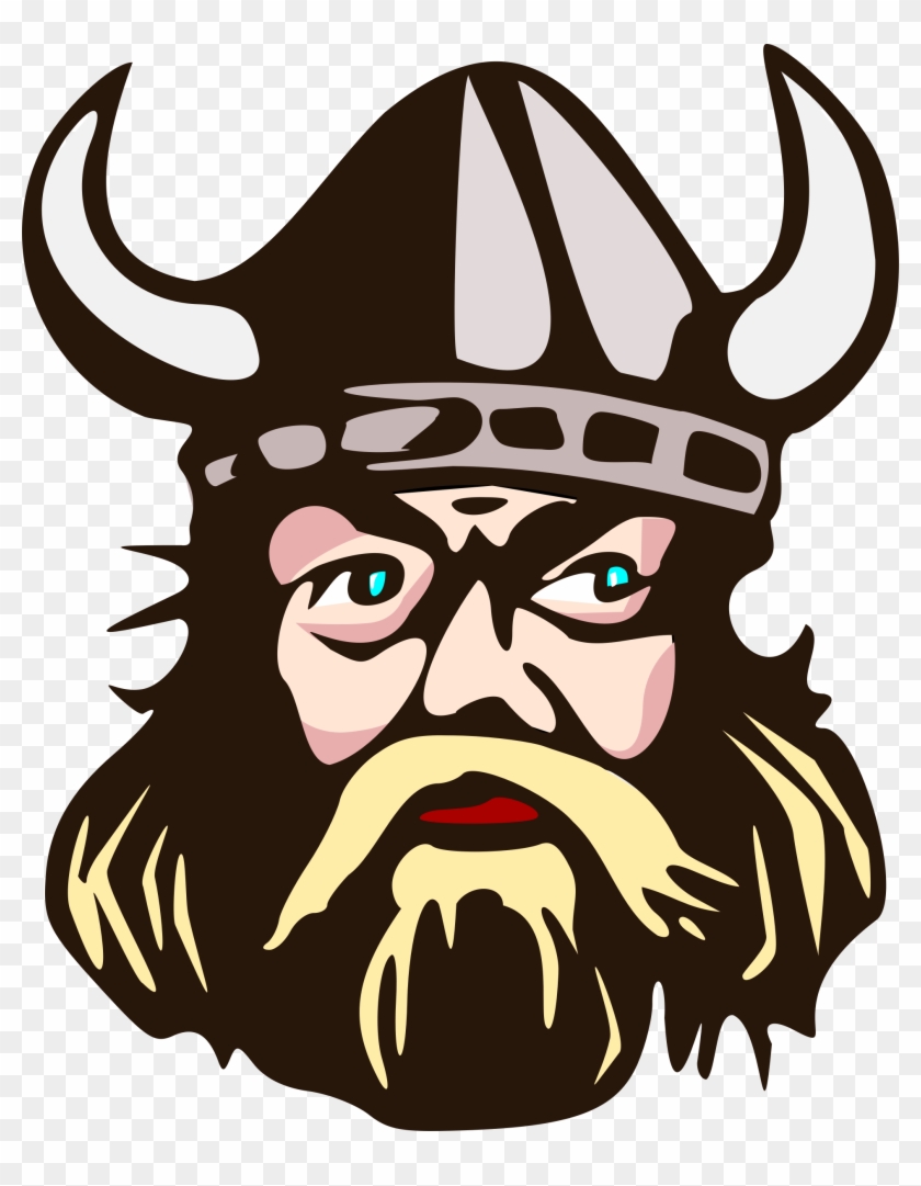 Free Viking Head With Horn - Viking Png #70377