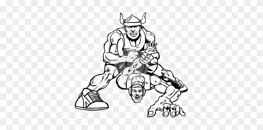 Viking Clipart Wrestling - Viking Wrestler Clipart #70395