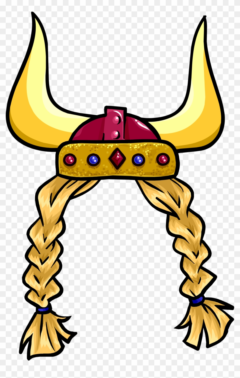 Jewelled Viking Helmet - Viking Girl Clip Art #70456