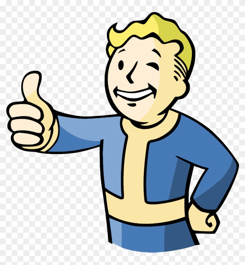 Fallout Clipart Vault Boy - Vault Boy Middle Finger #70449