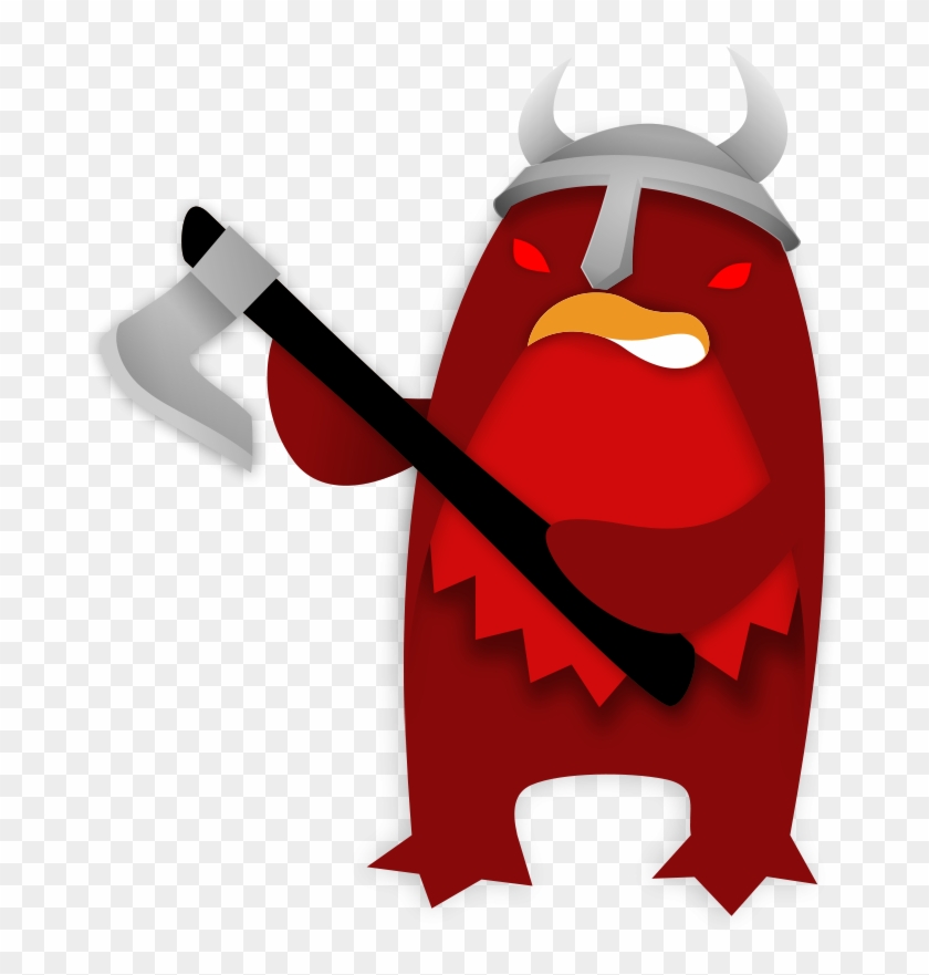 Viking Clipart Red - Evil Penguin Clipart #70474