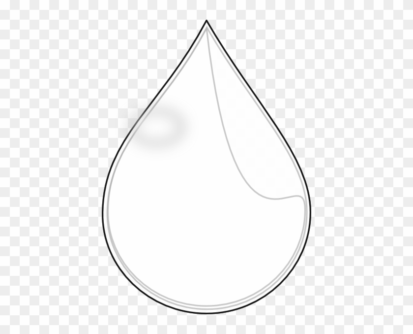 Black And White Raindrop - White Water Drop Png #70514