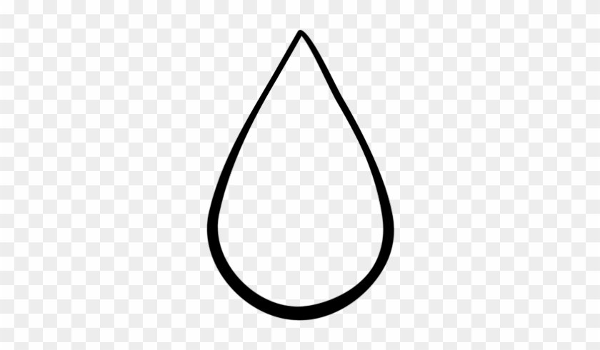 Raindrop Outline Clipart - Black And White Rain Drops - Free Transparent  PNG Clipart Images Download