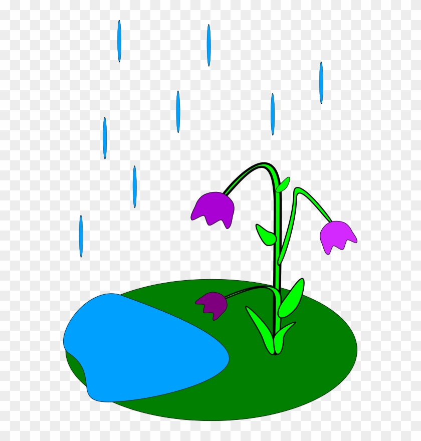 Rain Clip Art Flowers - May Animated Clipart #70575