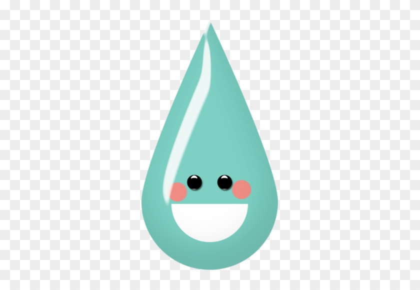 Happy-raindrop Png By Heemipetal2004 - Cartoon Raindrop Png #70591