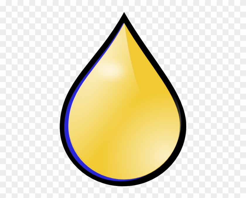 Water Drop Yellow Icon Png #70627