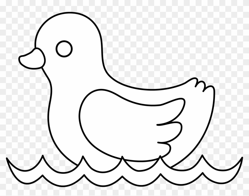 Duck Clipart Baby Toy - Black And White Images For Baby #70725