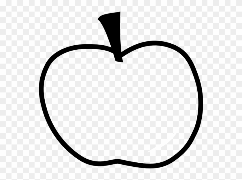 Apple Outline Clipart - Shape Of An Apple #70777