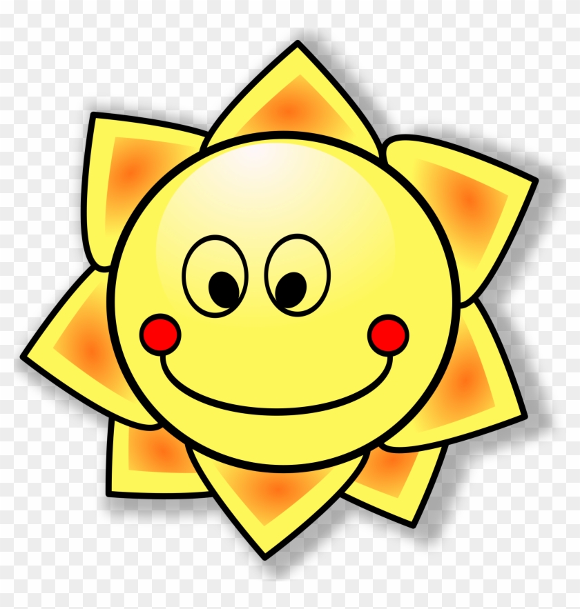 Smiling Sun Clipart - Clipart Soleil #70783