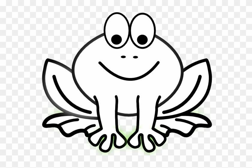 Frog Outline Best Of Bug Eyed Clip Art At Clker Com - Frog Clip Art Black And White #70856