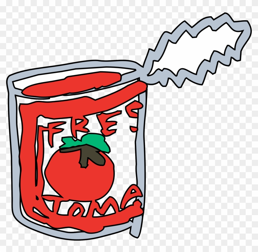 Big Image - Tomato Can Clip Art #70886