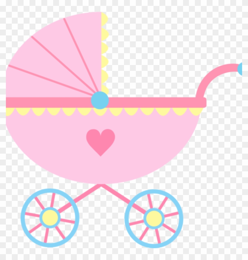 Baby Girl Clipart Ba Clipart Girl Cute Pink Ba Carriage - Cradle Ceremony Logo #70923