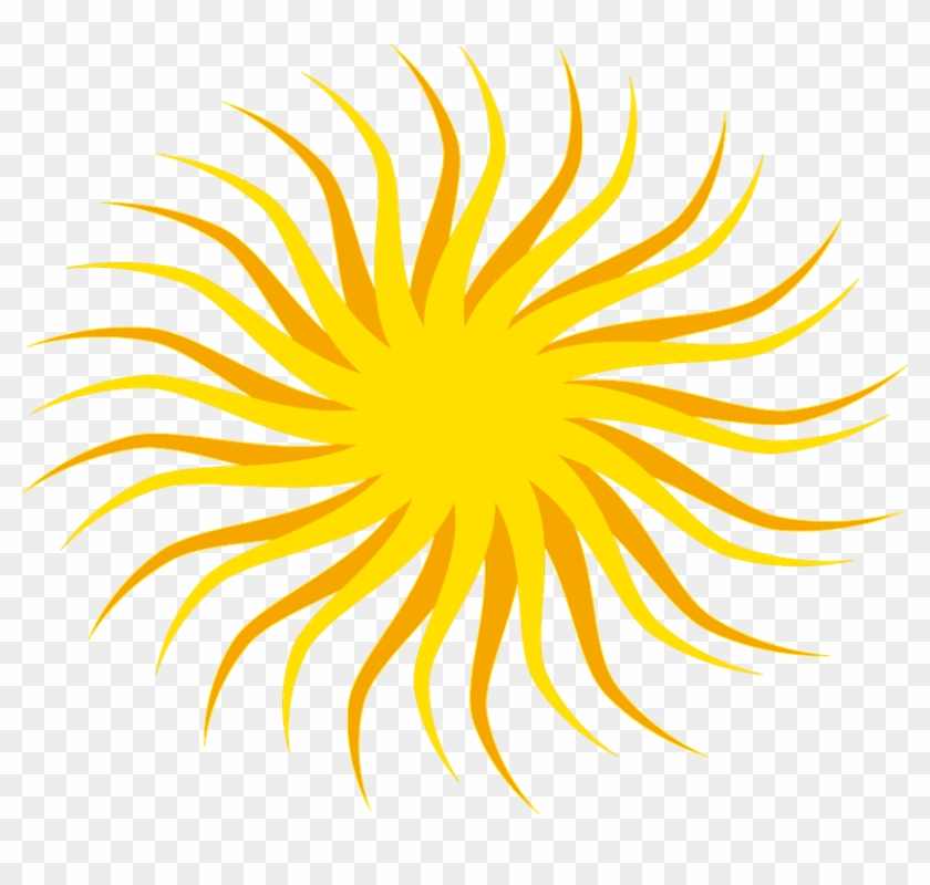 Bright Sun Clipart - Desenho Raios De Sol #71025