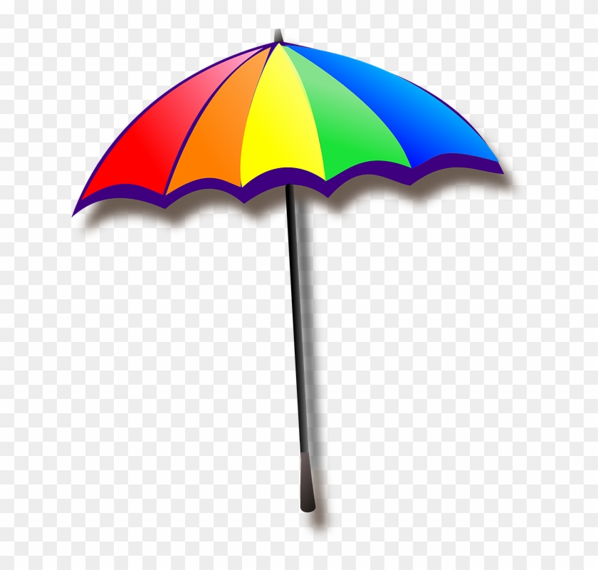 Free Vector Graphic - Rainbow Umbrella Clip Art #71051