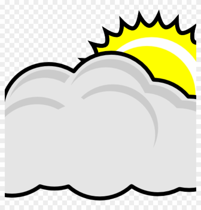 Partly Cloudy Clipart Partly Cloudy With Sun Clip Art - Clip Art #71073