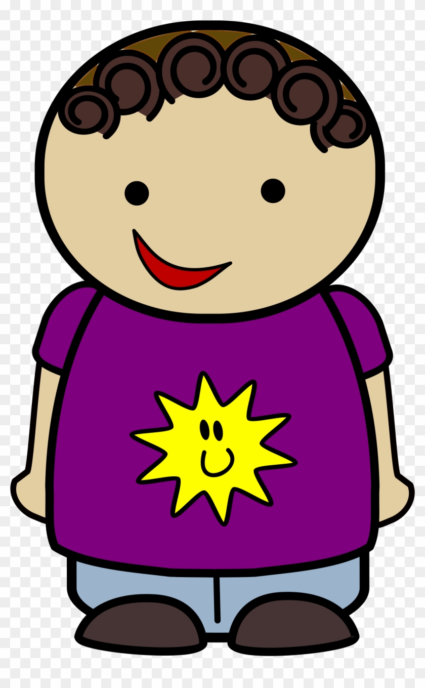 Big Image - Happy Boy Clip Art #71093