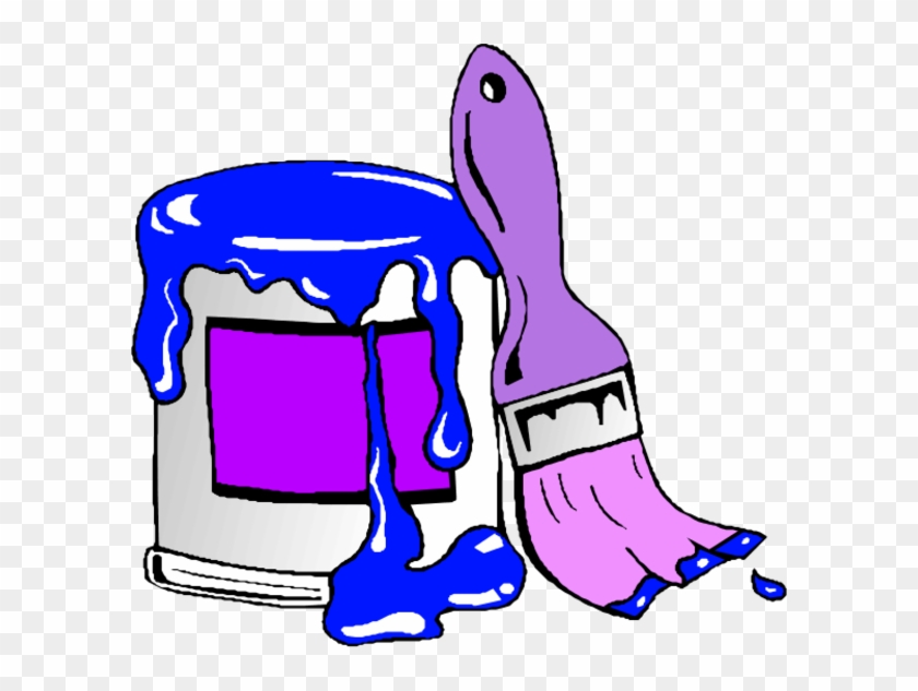 Purple Paint Clipart - Paint Can Clip Art #71138