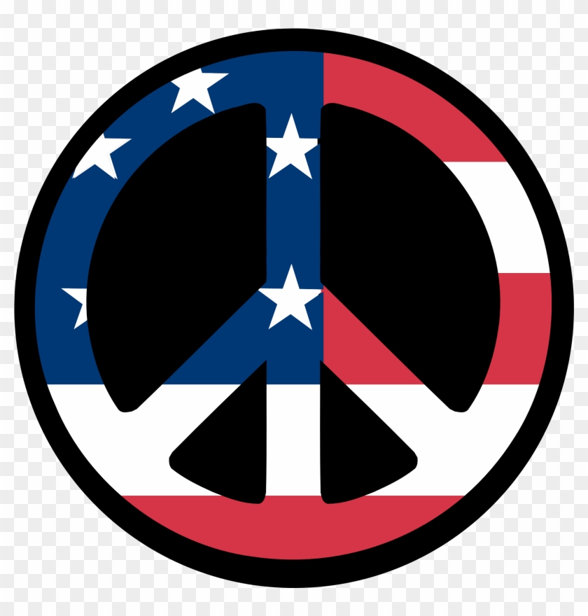 Net » Clip Art » Countries Us Flag Peace Symbol Fav - Peace In A Country #71204