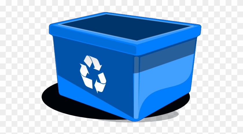 Recycle Bin Png, Svg Clip Art For Web - Blue Recycle Bin Clipart #71212