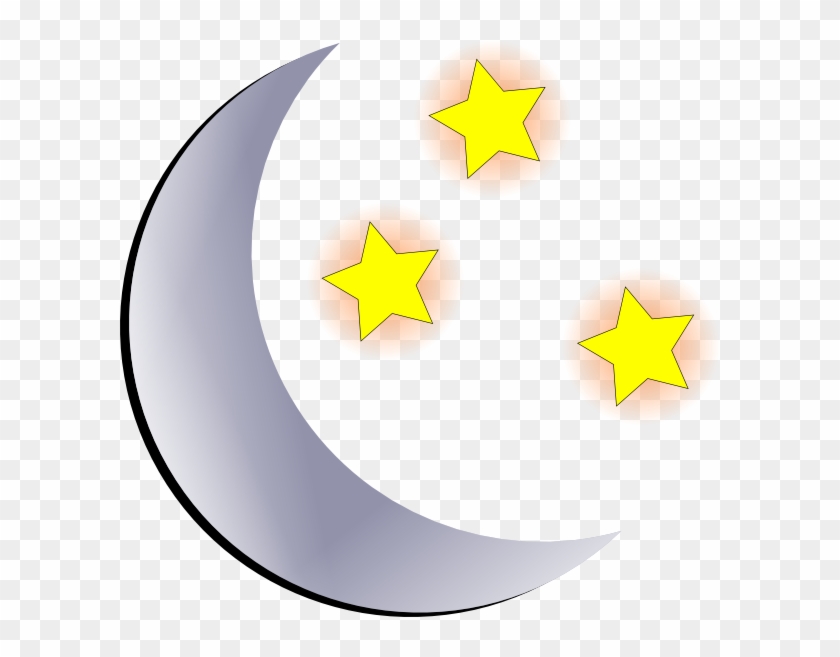 Moon And Stars Clipart Free Transparent PNG Clipart
