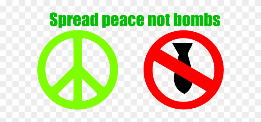 Spread Peace Clip Art - War And Peace Clipart #71248