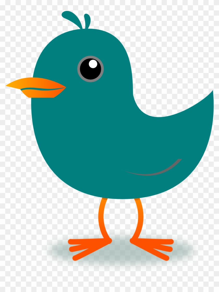 Teal Clipart - Singing Bird Clipart #71330