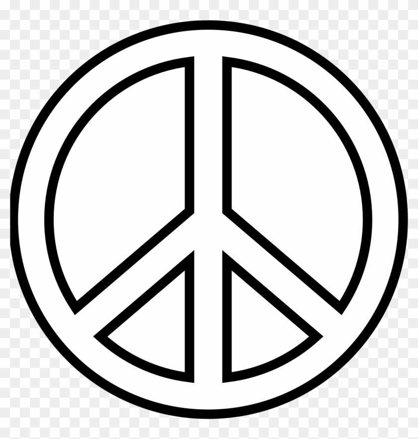 Peace Sign Images Free Clip Art - Draw A Peace Sign #71430