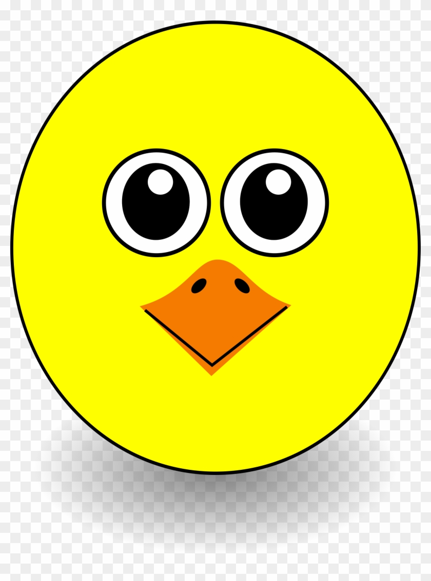 Bird - Face - Clip - Art - Cartoon Chick Face - Free Transparent PNG  Clipart Images Download
