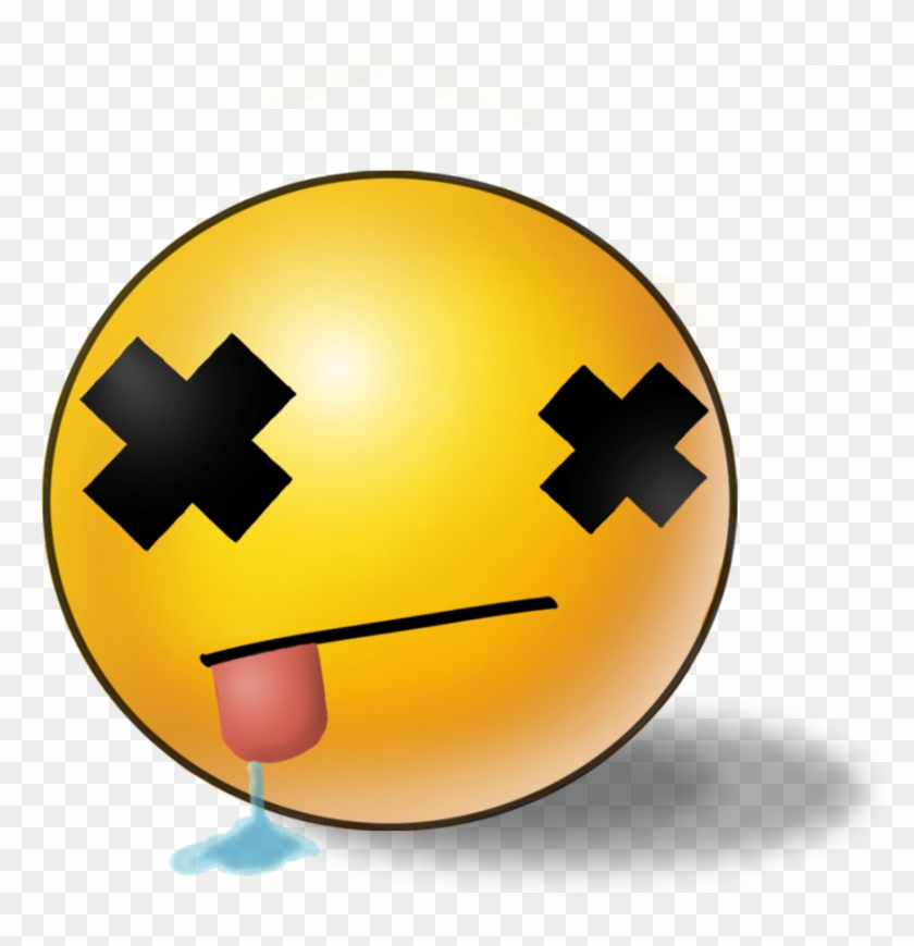 Smiley Clipart Dead - Cartoon With X Eyes #71572