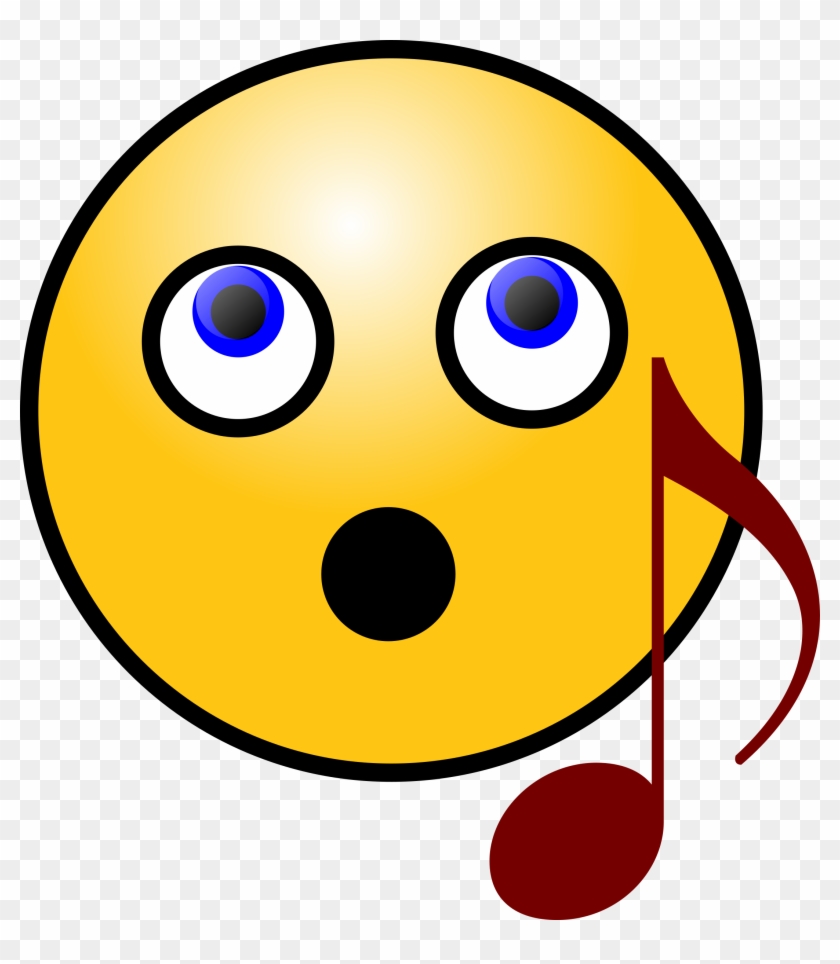 Smiley Face Clip Art Images - Singing Smiley Face #71603