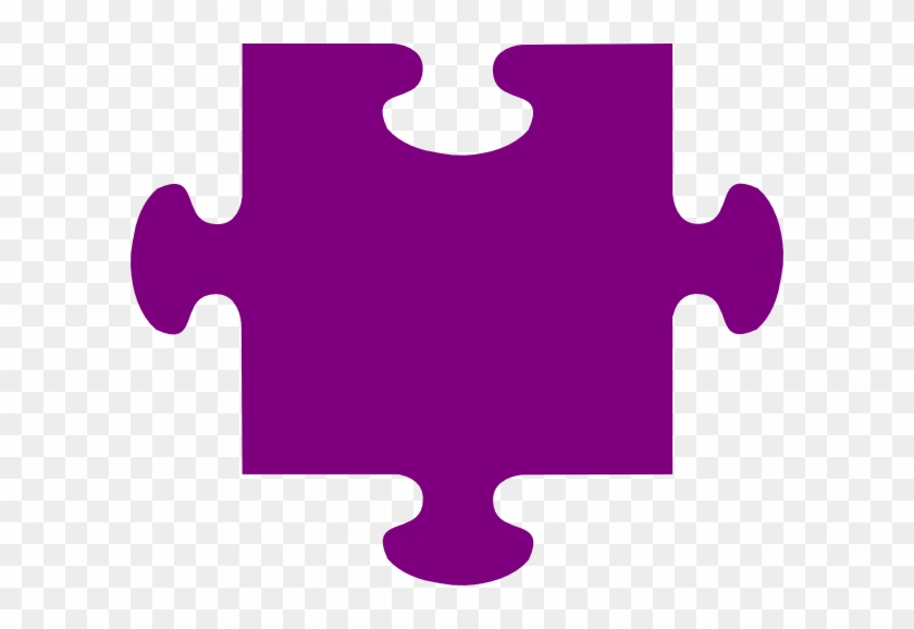 Purple Puzzle Clip Art - Early Years Foundation Stage #71681