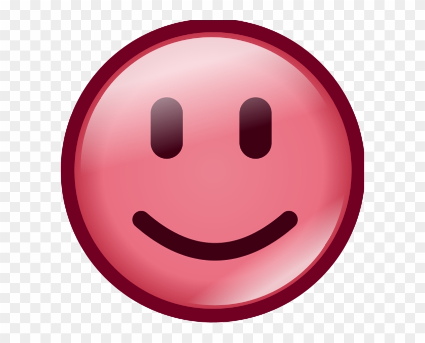 Large Smiley Face Clipart - Pink Smiley #71690