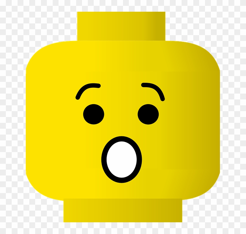 Lego Smiley Scared Clip Art - Lego Faces Clip Art #71704