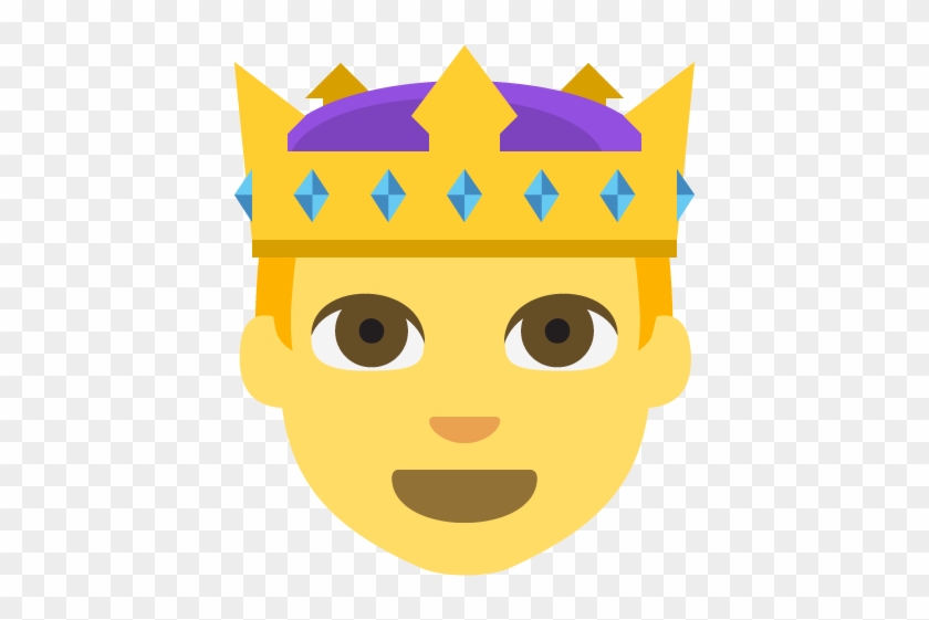 Prince Emoji Emoticon Vector Icon - Emoji Principe #71742