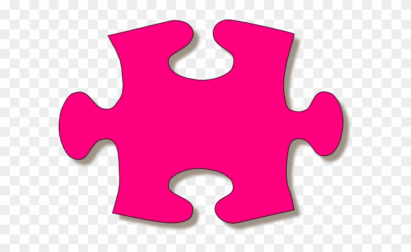 Jigsaw Purple Puzzle Piece Large Clip Art At Clkercom - Jigsaw Puzzle #71814